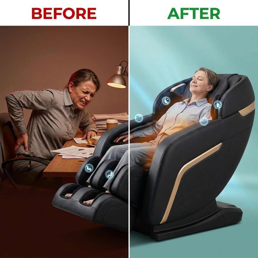 Full Body Massage Chair — Before & After