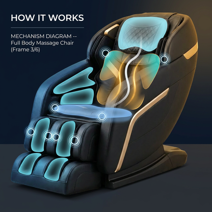 Full Body Massage Chair — How It Works