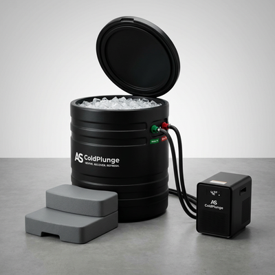Cold Plunge Tub Built for Athletic Recovery, 1/3HP Chiller, 120 Gal Capacity, Smart Temperature Control