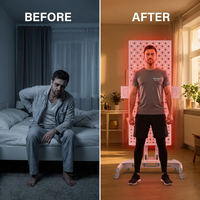 Red Light Therapy Device with Stand - Moving Pro Series Professional Edition — Before & After