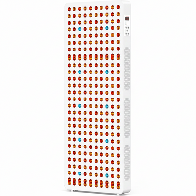 Red Light Therapy Panel Designed for Full Body Treatment, 7 Clinical Wavelengths, 300 Dual Chip LEDs, Timer Control